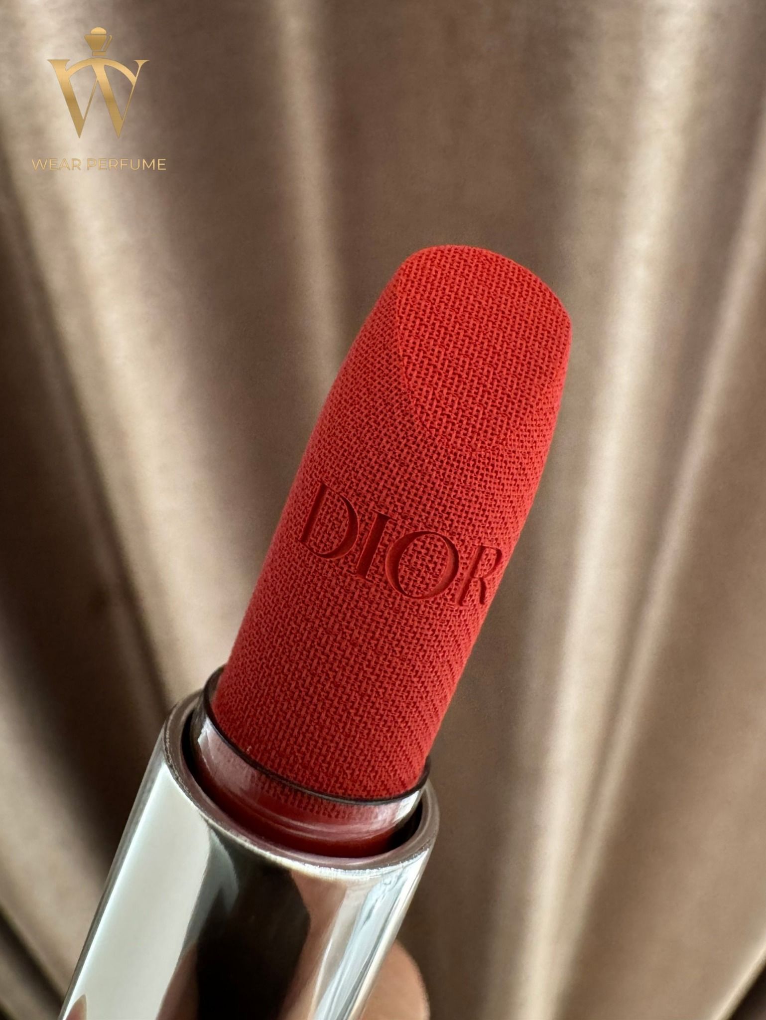  Son Dior Rouge Velvet 840 Rayonnante - Màu Đỏ Cam Cháy (2024) 