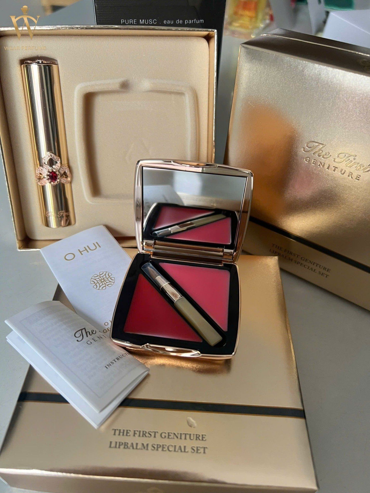  Bộ Son Dưỡng Siêu Mịn Ohui The First Geniture Lipbalm Special Set Pink 