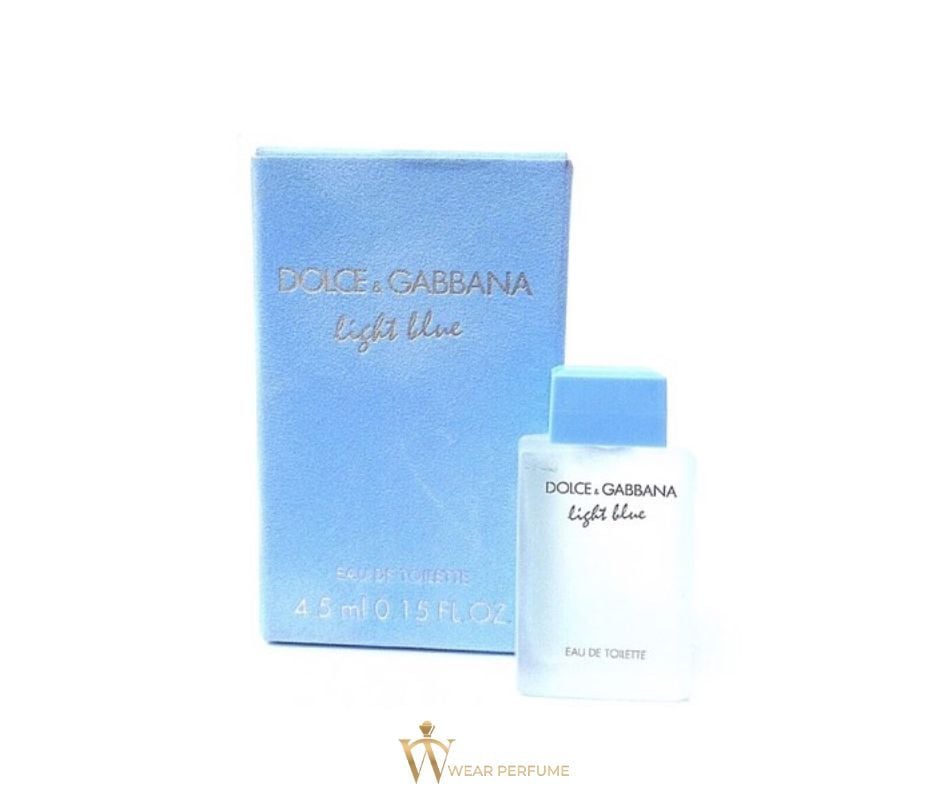  Dolce & Gabbana Light Blue For Women EDT Mini 4.5 ML 