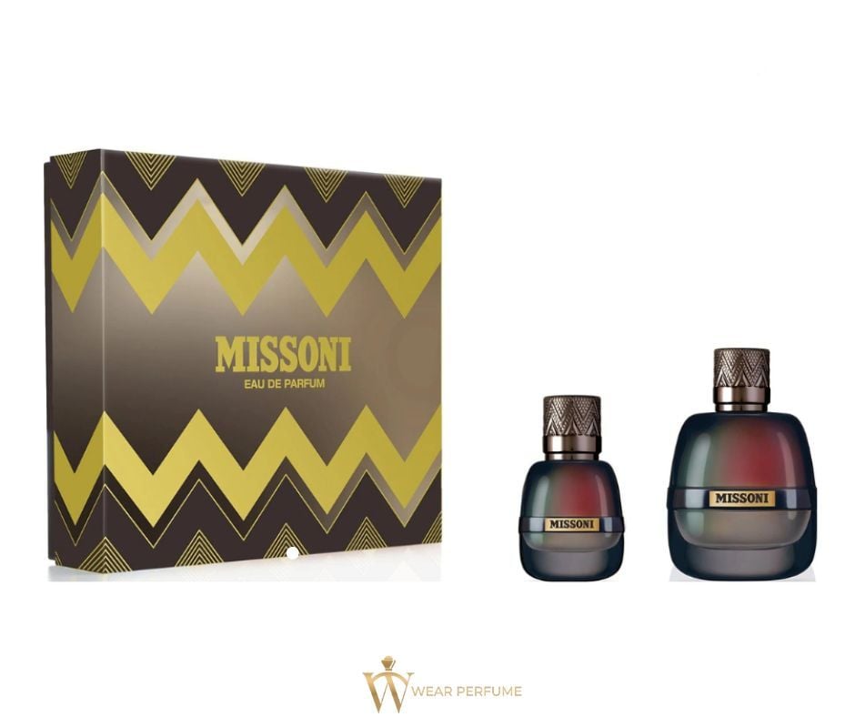  Set Nước Hoa Missoni Parfum Pour Homme EDP (100ml x 30ml) 