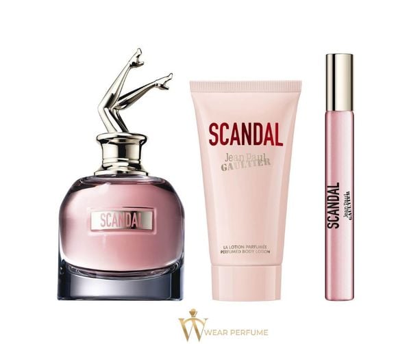  Gift Set Jean Paul Gaultier Scandal 3pcs ( EDP 80ml & Lotion Dưỡng Da 75ml & EDP 10ml ) 