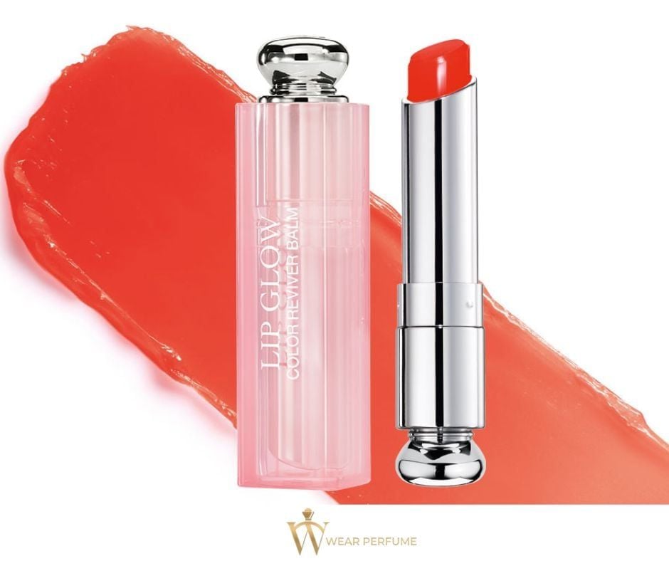 Son Dưỡng Dior Addict Lip Glow Màu 025 Seoul Scarlet - Đỏ Cam 