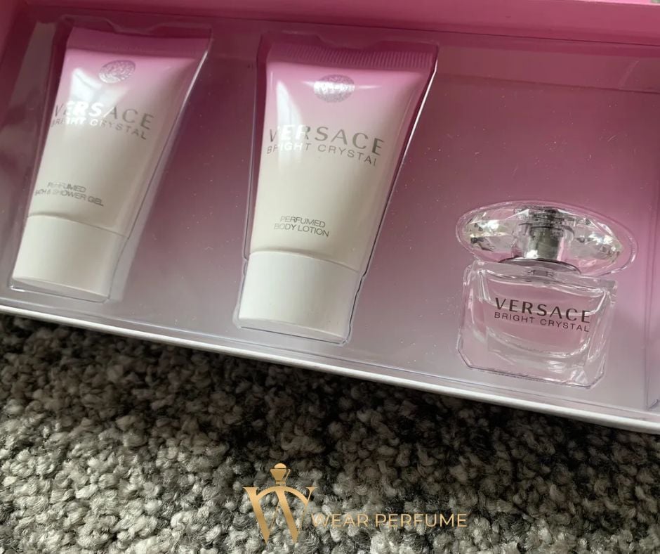  Set Nước Hoa Nữ Versace Bright Crystal Mini Gift Set 3 Món 