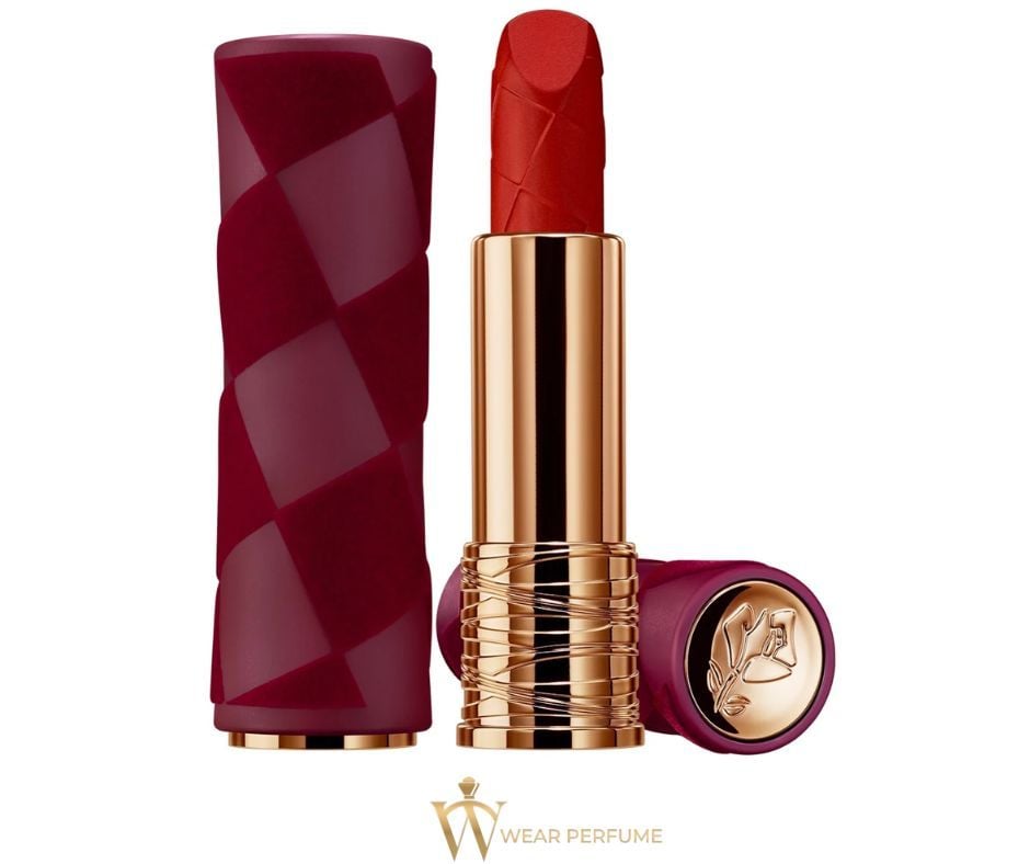  Son Lancome L'absolu Rouge 196 French Touch ( Phiên Bản Valentine ) - Đỏ Cam 