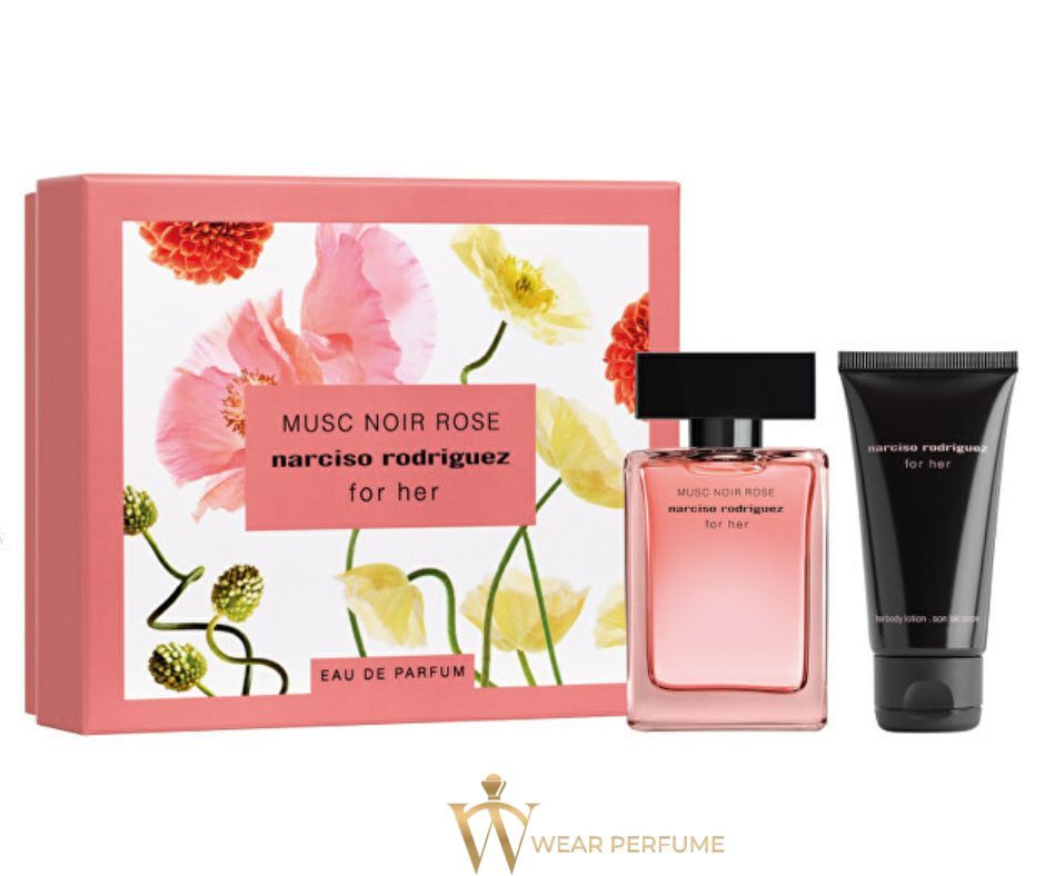  Set Nước Hoa Nữ Narciso Musc Noir Rose For Her EDP 