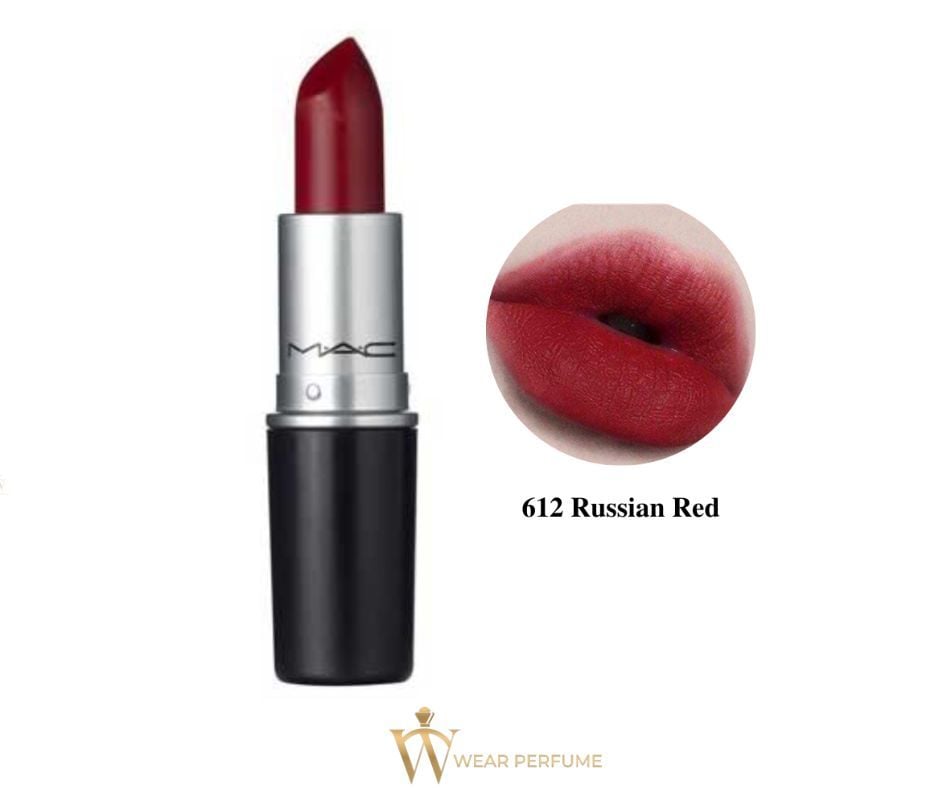  Son Mac 612 Russian Red - Sắc Đỏ Sexy 