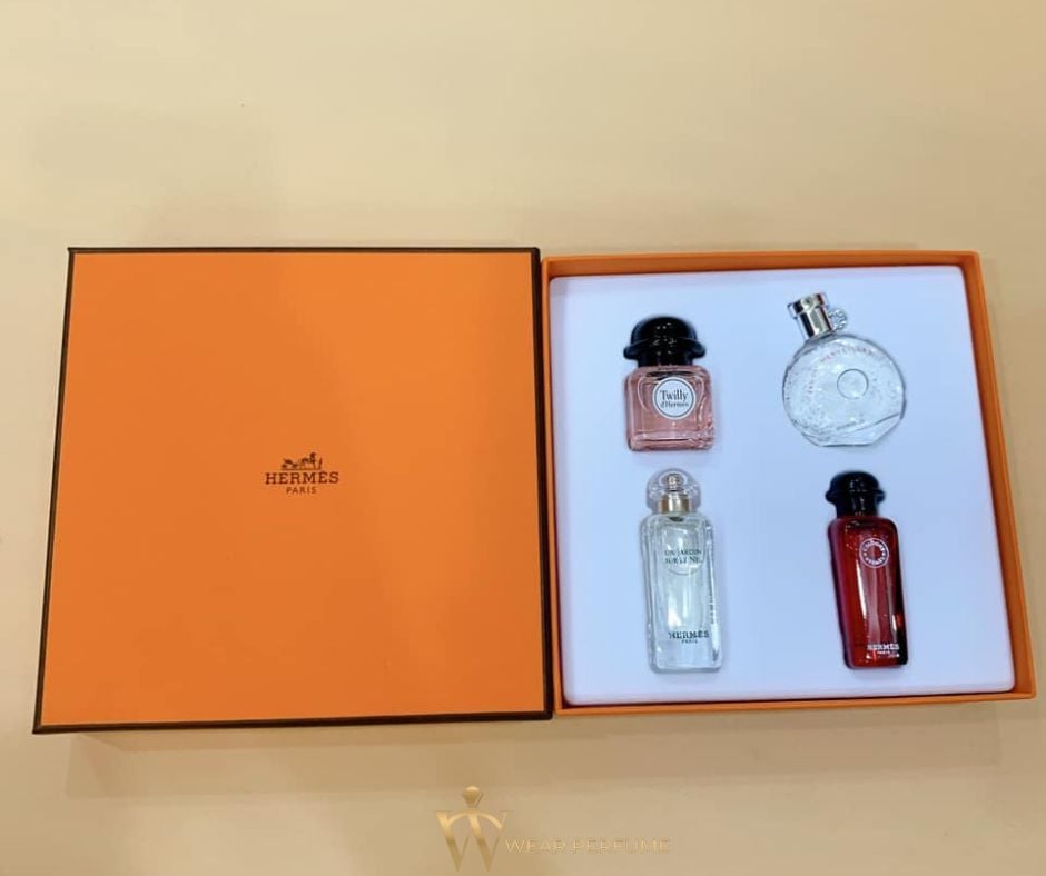  Hermes Miniature Gift Set For Women (4 x 7.5ml) 