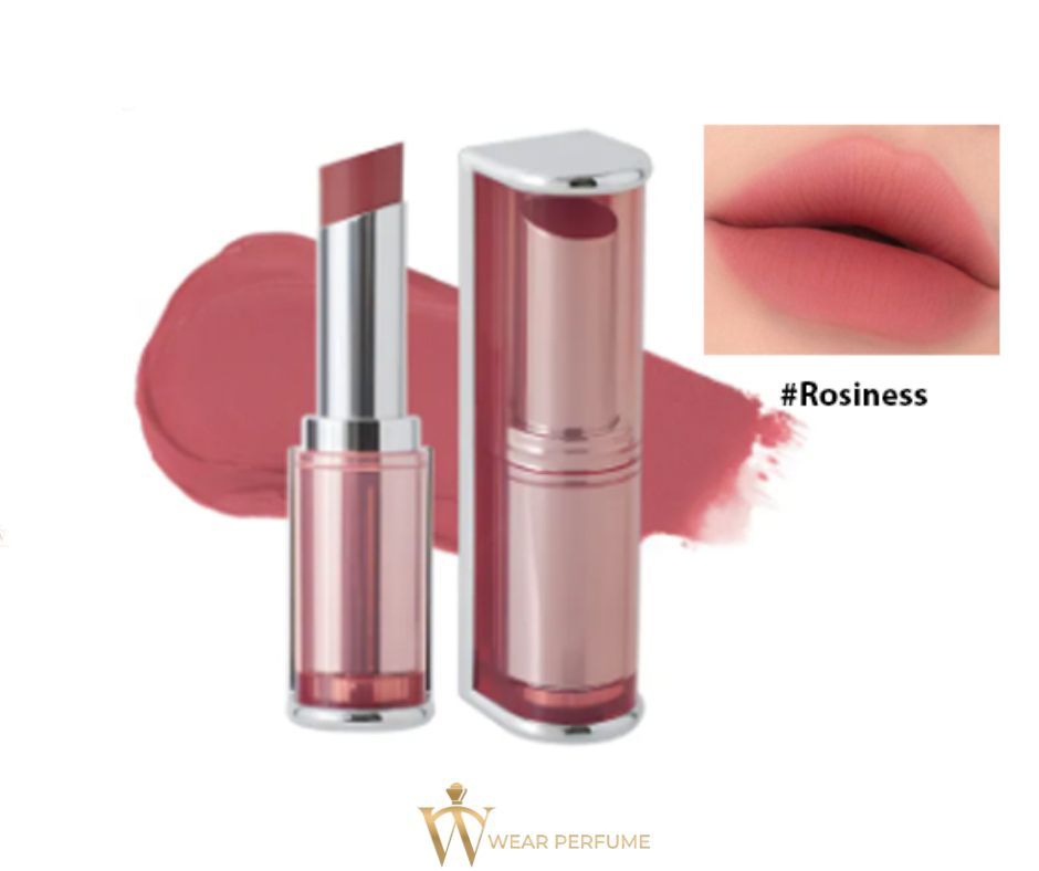  Son Thỏi 3CE Mịn Lì Rosiness - Màu Cánh Hồng Khô 4g Blur Matte Lipstick 