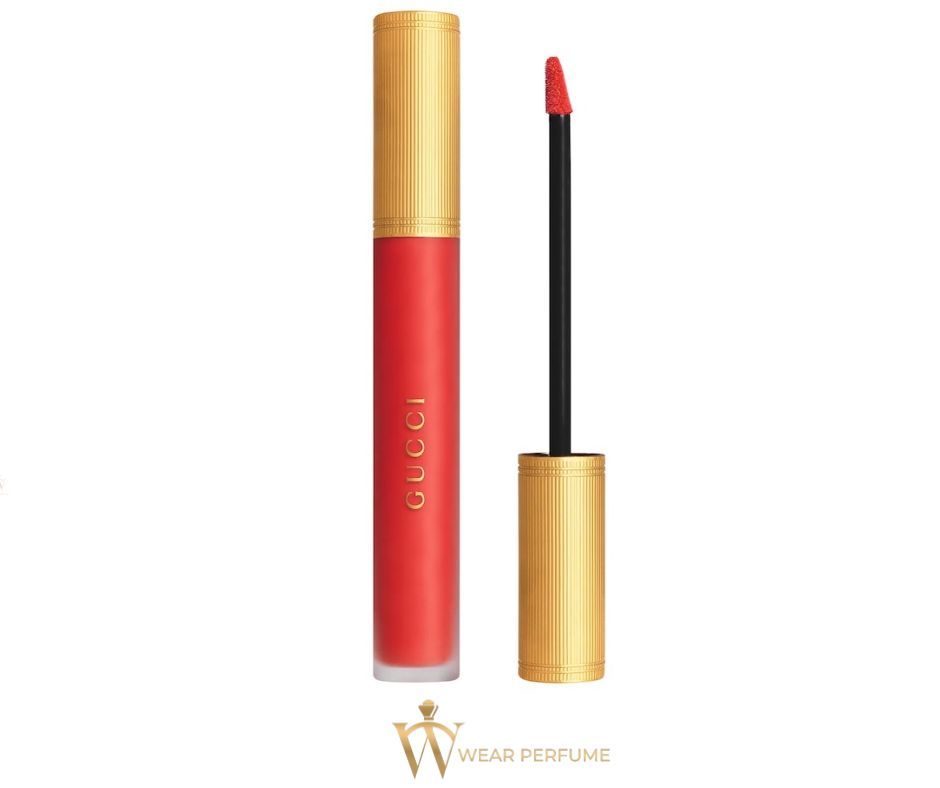  Son Kem Lì Gucci Rouge Liquid Matte Màu 311 Lizzie Tiger (New 2022) - Đỏ Cam 