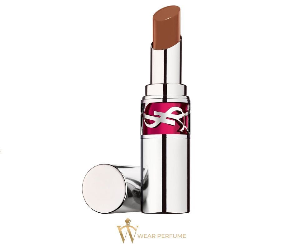  Son YSL Rouge Volupte Candy Glaze 3 Cacao No Boundary – Màu Đỏ Nâu 