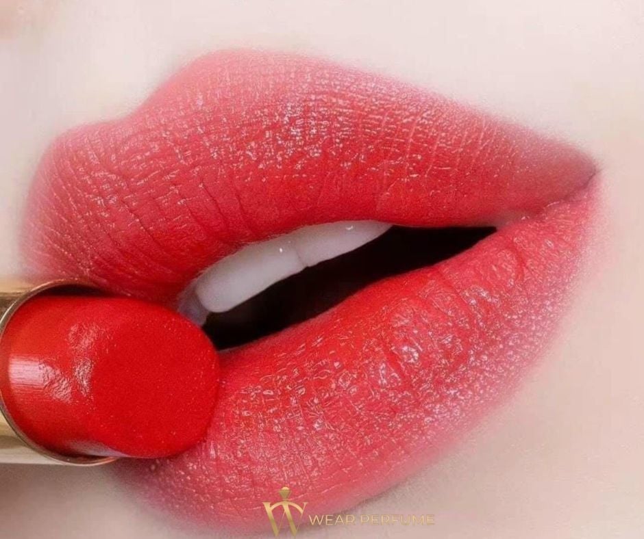  Son YSL The Bold 07 Unhibited Flame - Đỏ Tươi Ánh Cam 