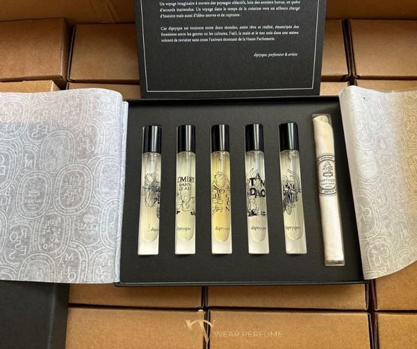  Gift Set nước hoa Diptyque EDP 5 ống 7.5ml dạng xịt 