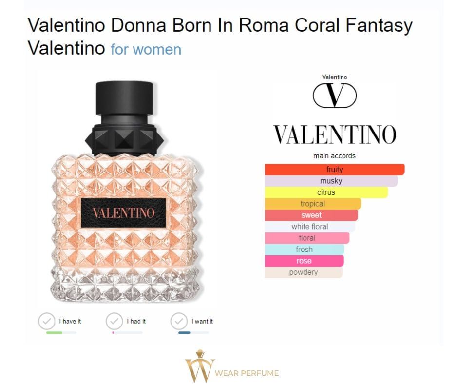 Valentino Donna Born In Roma Coral Fantasy 50 ML 
