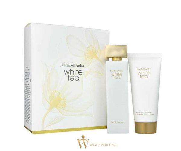  Giftset Elizabeth Arden White Tea EDP 100 ML & Lotion 100 ML 