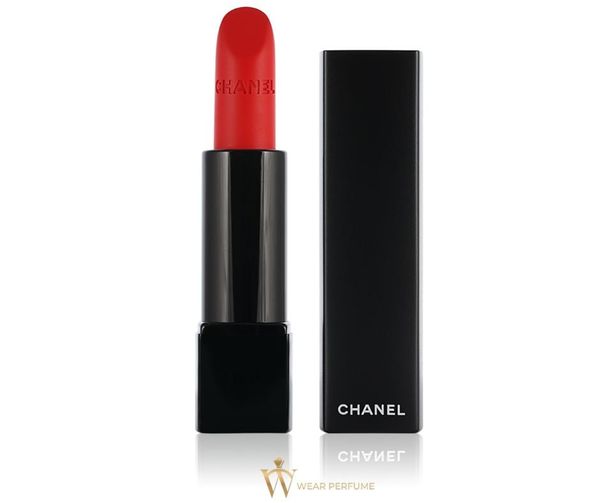  Son Chanel Rouge allure velvet extreme 110 Impressive - Màu Đỏ Cam 