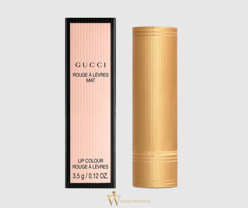  Son Lì Gucci Rouge À Lèvres Voile Mat 504 Myra Crimson - Màu Đỏ Đậm 