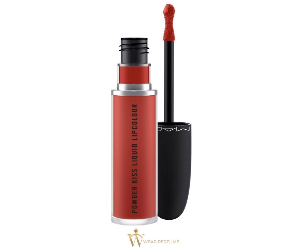  Son Kem Mac Powder Kiss Liquid Lipcolour Màu 991 Devoted To Chili - Màu Đỏ Gạch 