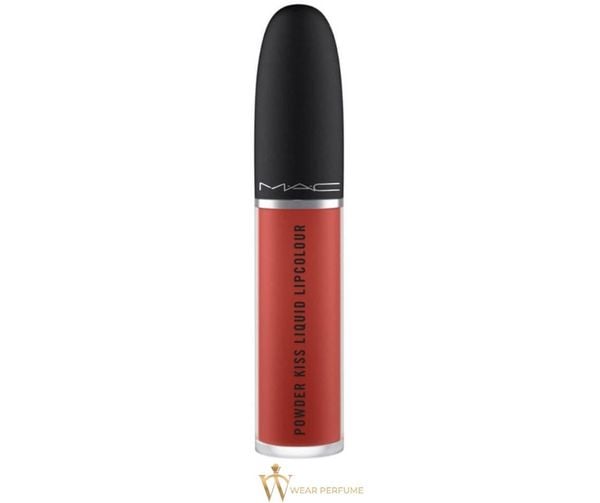 Son Kem Mac Powder Kiss Liquid Lipcolour Màu 991 Devoted To Chili - Màu Đỏ Gạch 