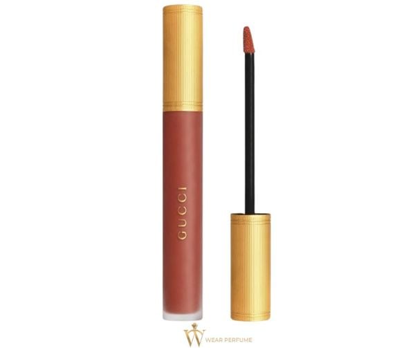  Son Kem Lì Gucci Rouge Liquid Matte 505 Janet Rust – Màu Đỏ Cam Đất 