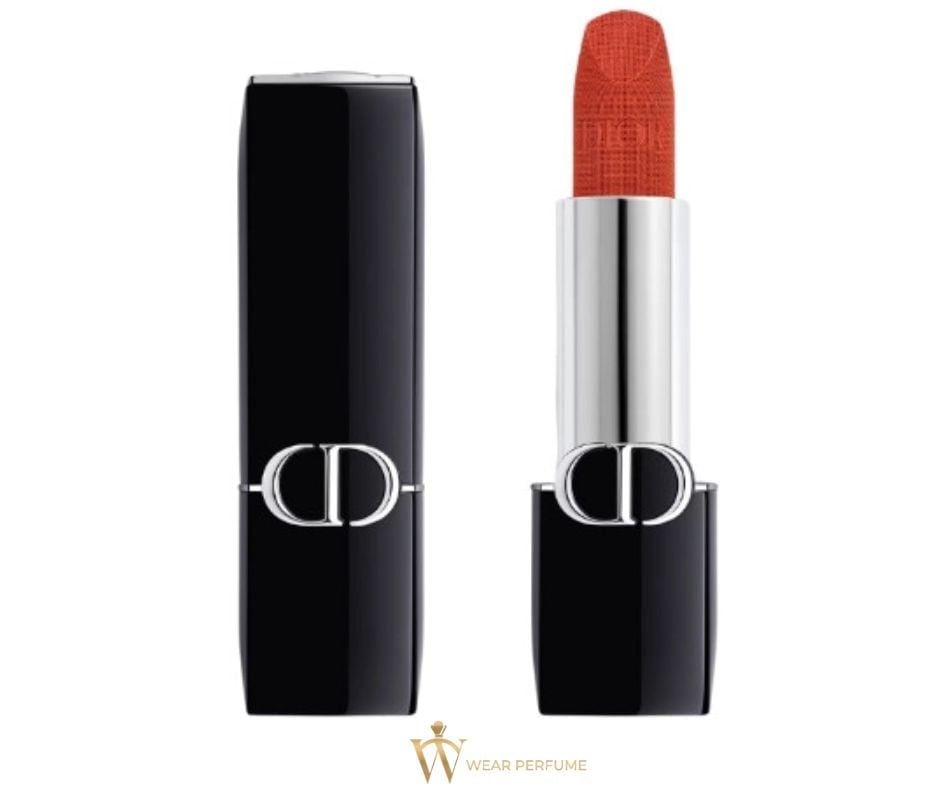  Son Dior Rouge New Matte 846 Concorde - Màu Đỏ Cam Cháy (2024) 