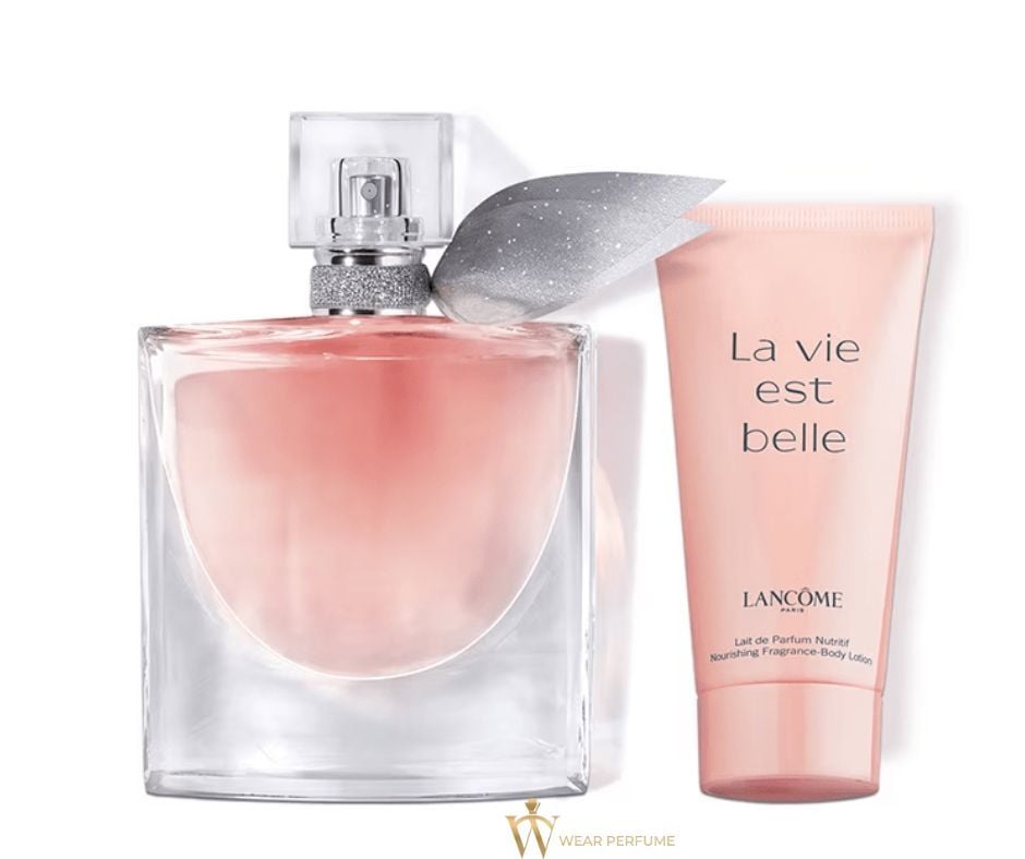 Set Nước Hoa Nữ Lancome Lavie Est Belle EDP (50ml + Body Lotion 50ml) 