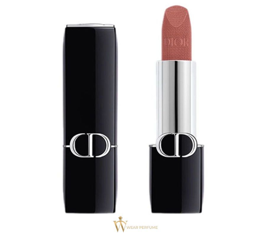  Son Dior Rouge Velvet 724 Tendresse - Màu Hồng Cam Đất 