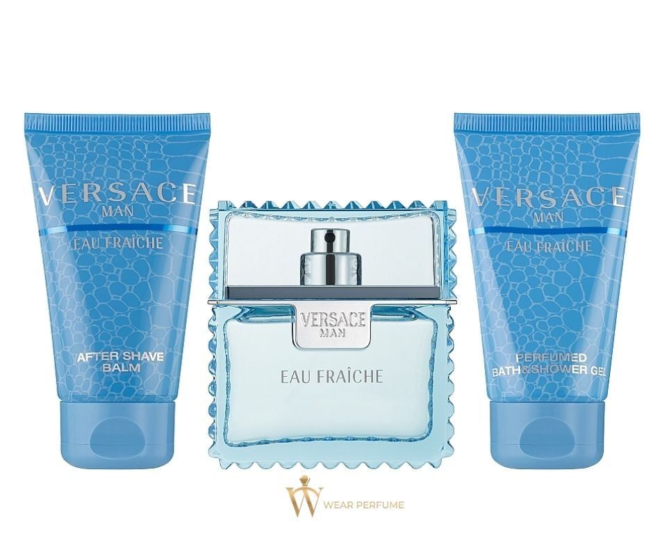  Giftset Nước Hoa Versace Eau Fraiche (50ML+50ML+50ML) 