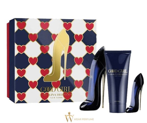  GiftSet Nước Hoa Carolina Herrera Good Girl EDP ( 50ML + 7ML+ 75ML ) 