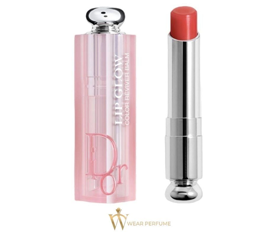  Son Dưỡng Dior Addict Lip Glow 031 Color Reviver Balm Strawberry – Màu Đỏ Dâu 