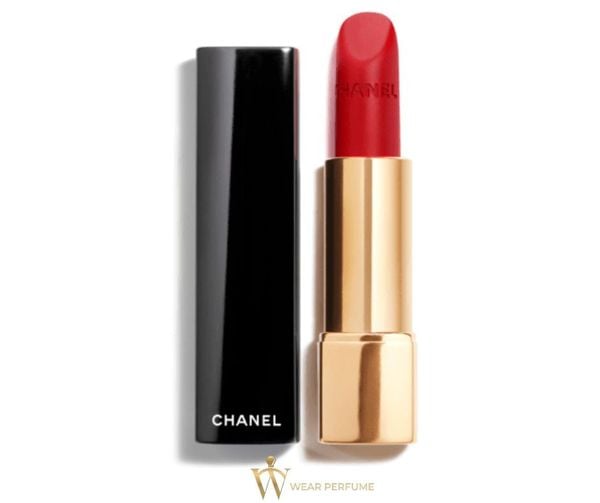  Son Chanel Rouge Allure Velvet Màu 56 Rouge Charnel - Màu Đỏ Tươi 