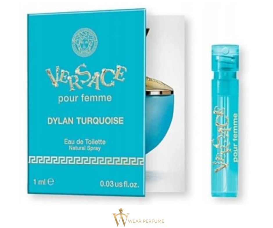  Vial Nước Hoa Nữ Versace Pour Femme Dylan Turquoise 