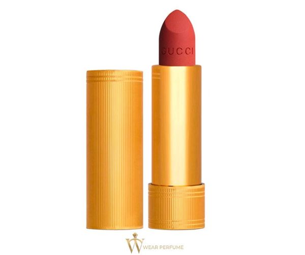  Son Lì Gucci Rouge À Lèvres Mat Lipstick 208 They Met In Argentina  – Màu Hồng Cam Đất 