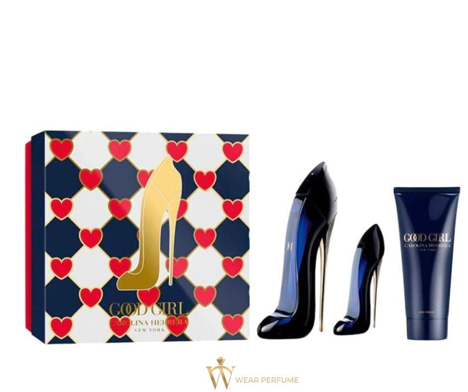  GiftSet Nước Hoa Carolina Herrera Good Girl EDP ( 50ML + 7ML+ 75ML ) 