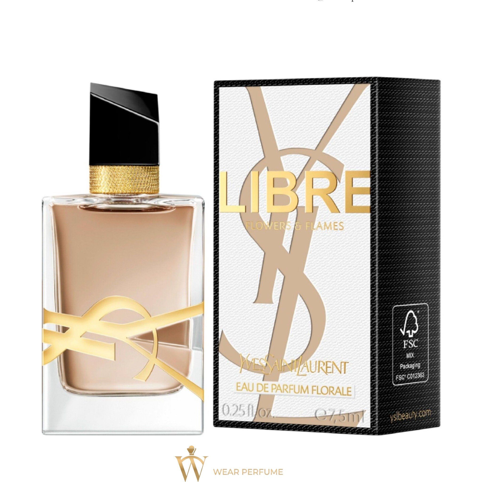  Yves Saint Laurent Libre Flowers Flames EDP Mini 7.5ml 