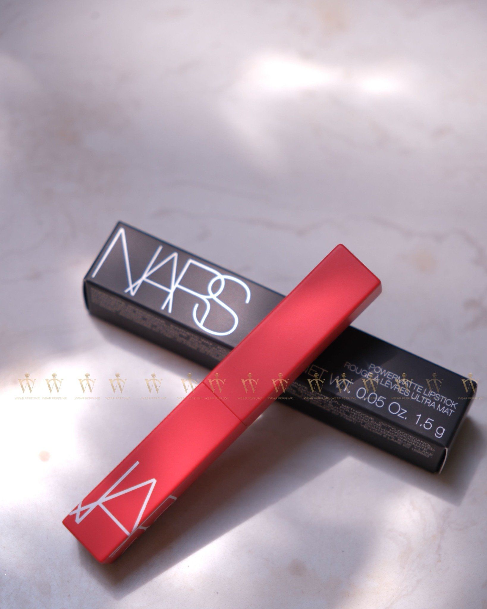  Son Nars Powermatte Lipstick Notorious 131 - Màu Đỏ Cam 