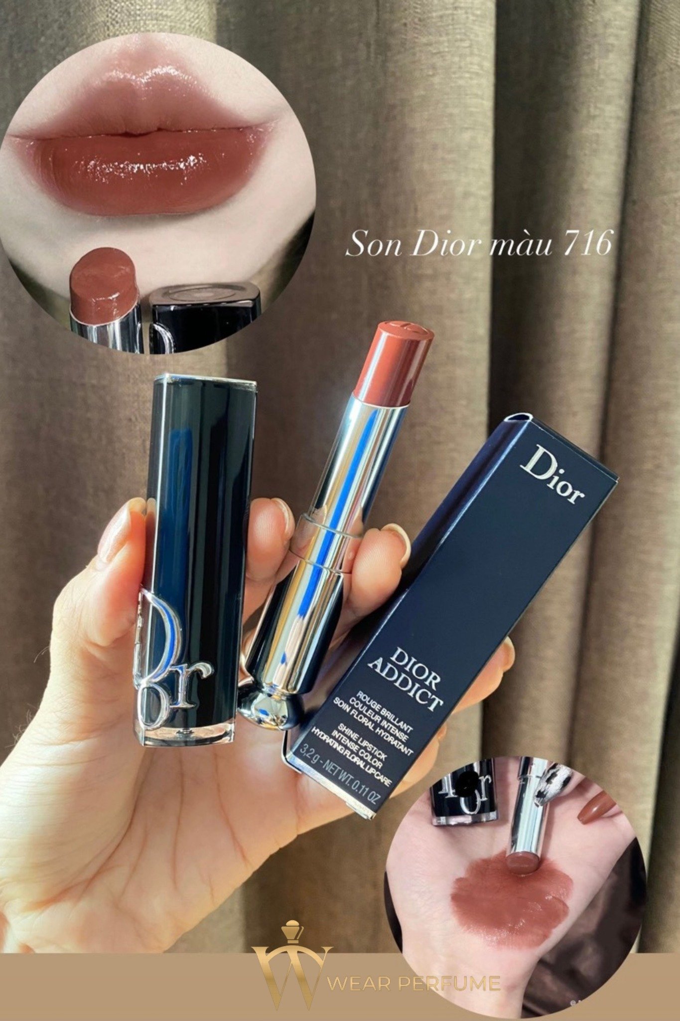 dior addict cannage 716