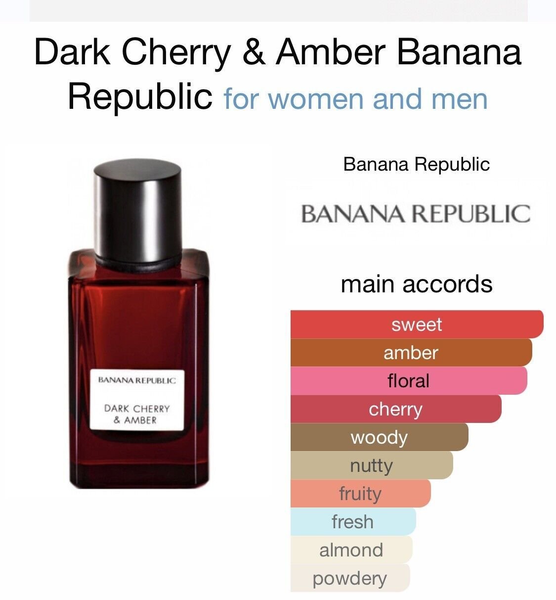  Banana Republic Dark Cherry & Amber 