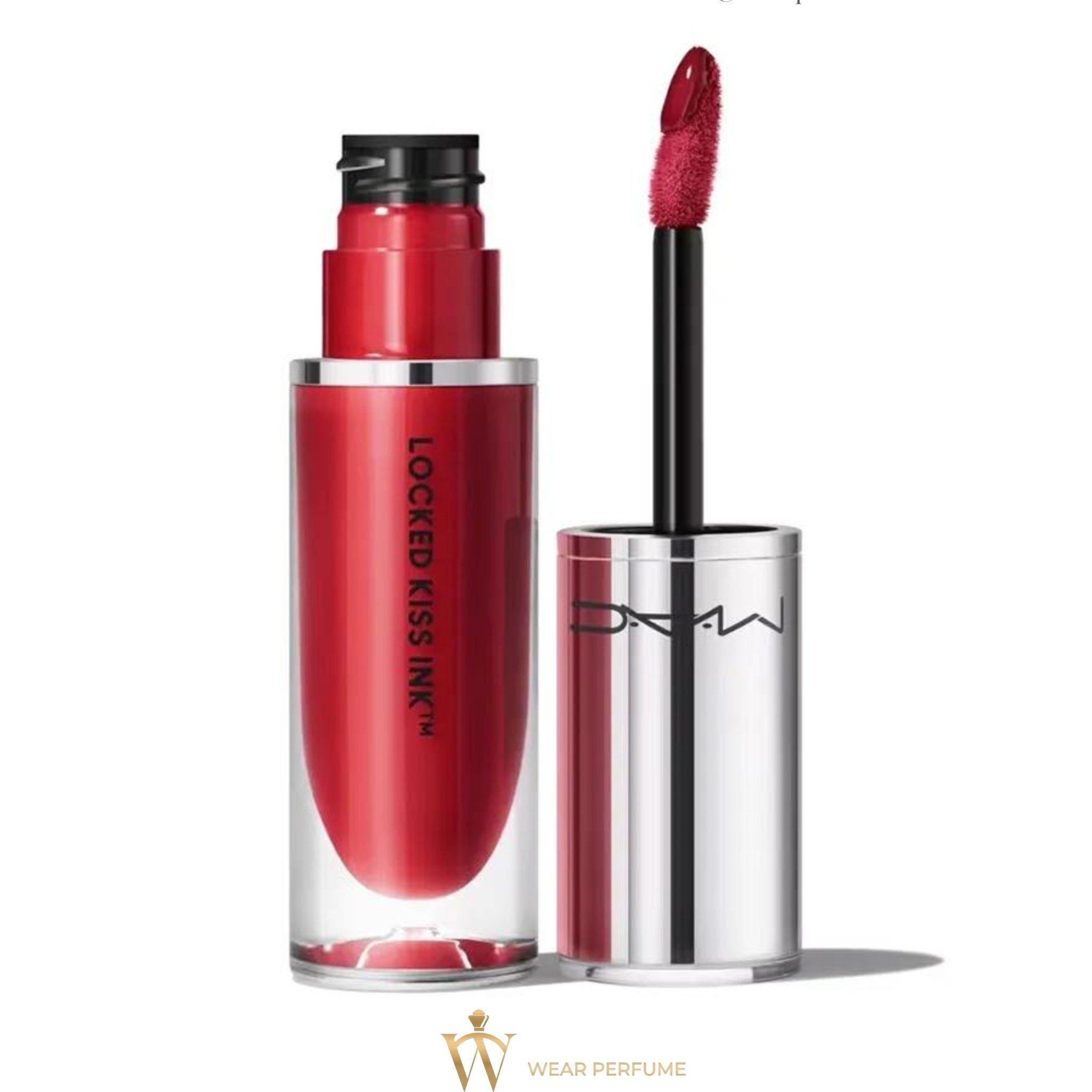  Son kem MAC Locked Kiss Ink 24HR Lipcolour 88 Ruby True - Màu Đỏ Lạnh 