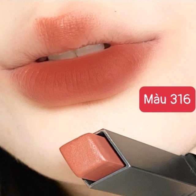  Son YSL The Slim Velvet Radical 316 – Màu Nâu Cam Đất 