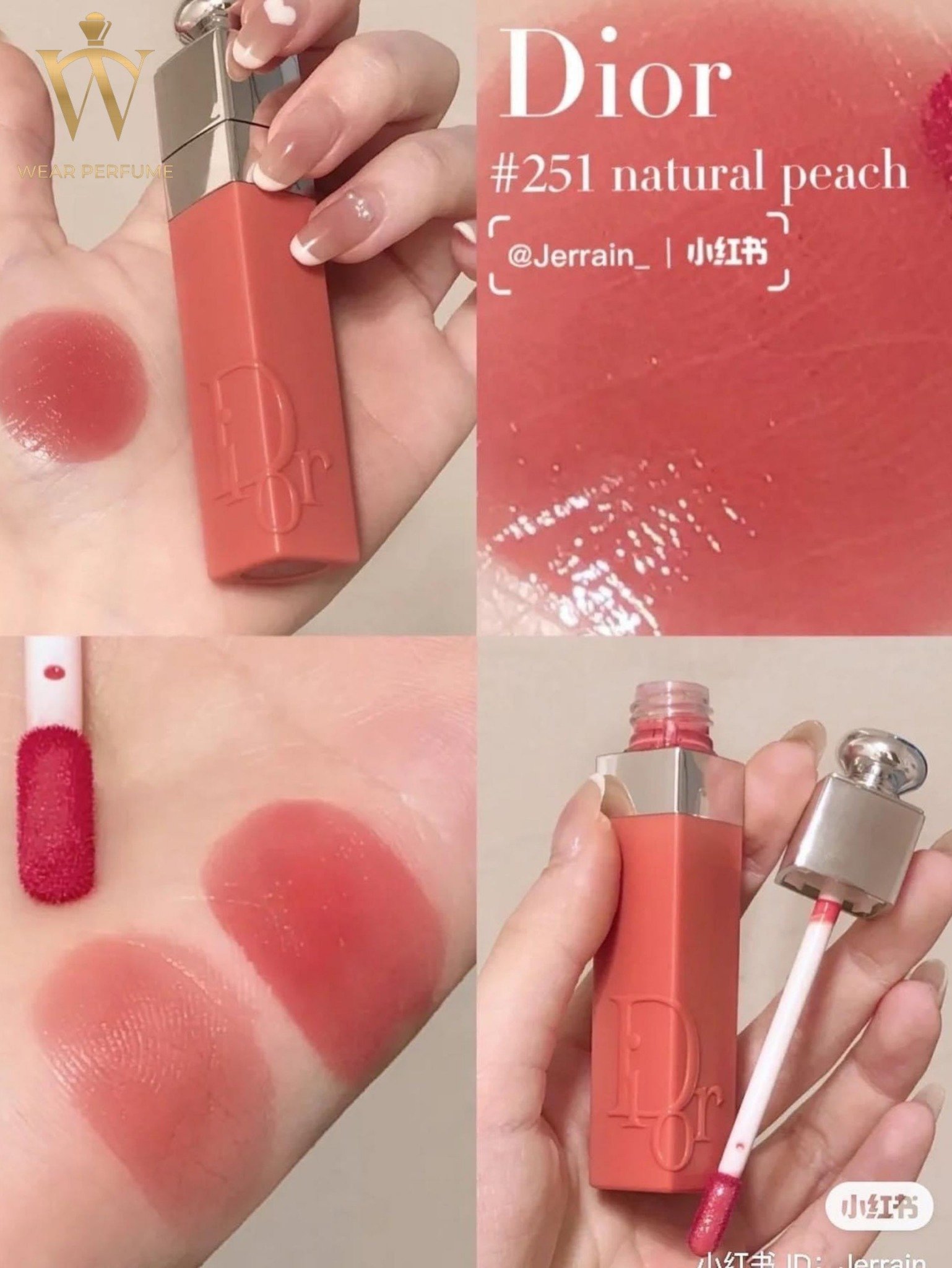 Son Dior Addict Lip Tattoo Màu 251 Natural Peach - Cam Đào – wearperfume