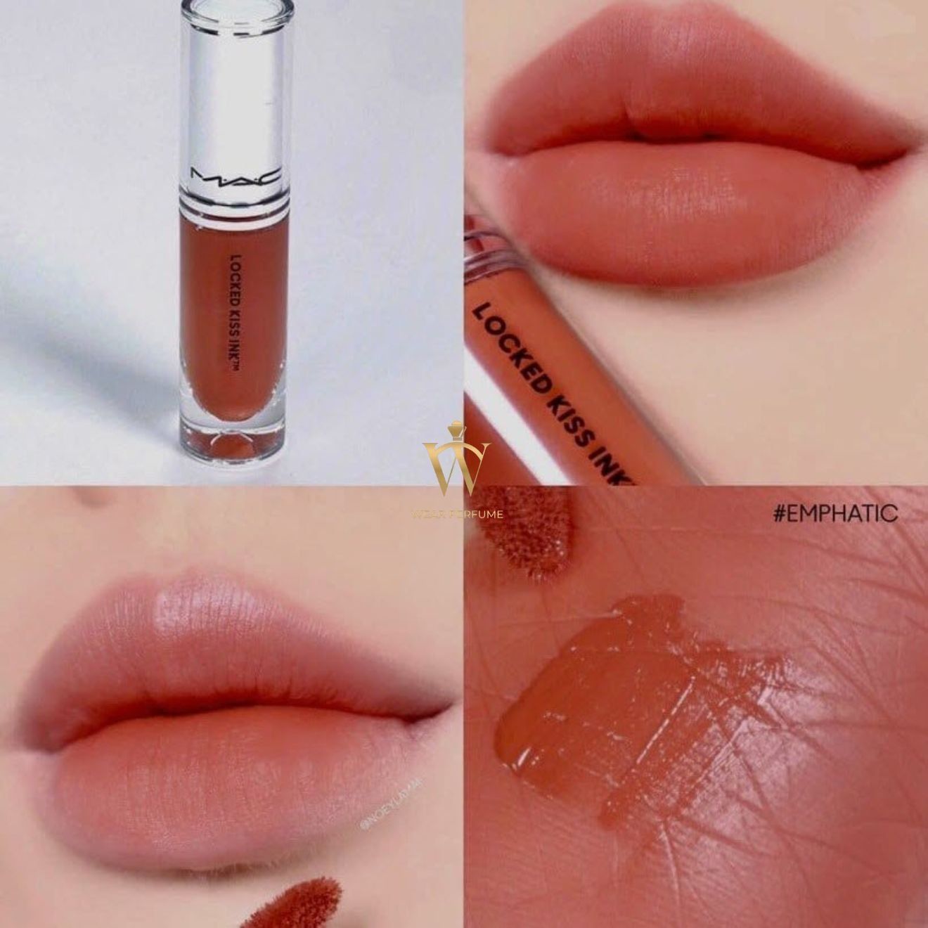  Son MAC 91 Emphatic Locked Kiss Ink 24HR - Màu Cam Gạch 