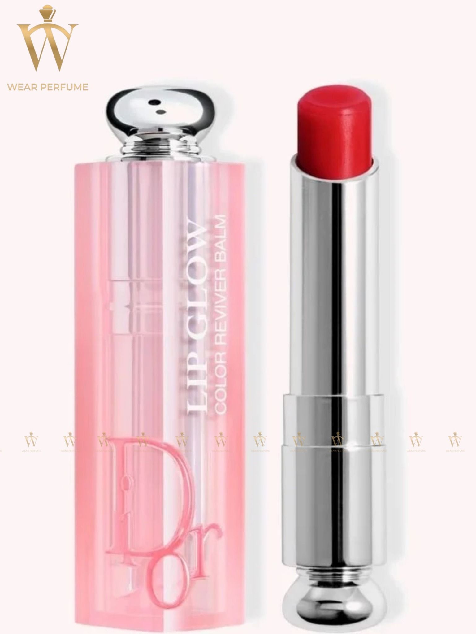  Son Dưỡng Dior Addict Lip Glow 031 Color Reviver Balm Strawberry – Màu Đỏ Dâu 