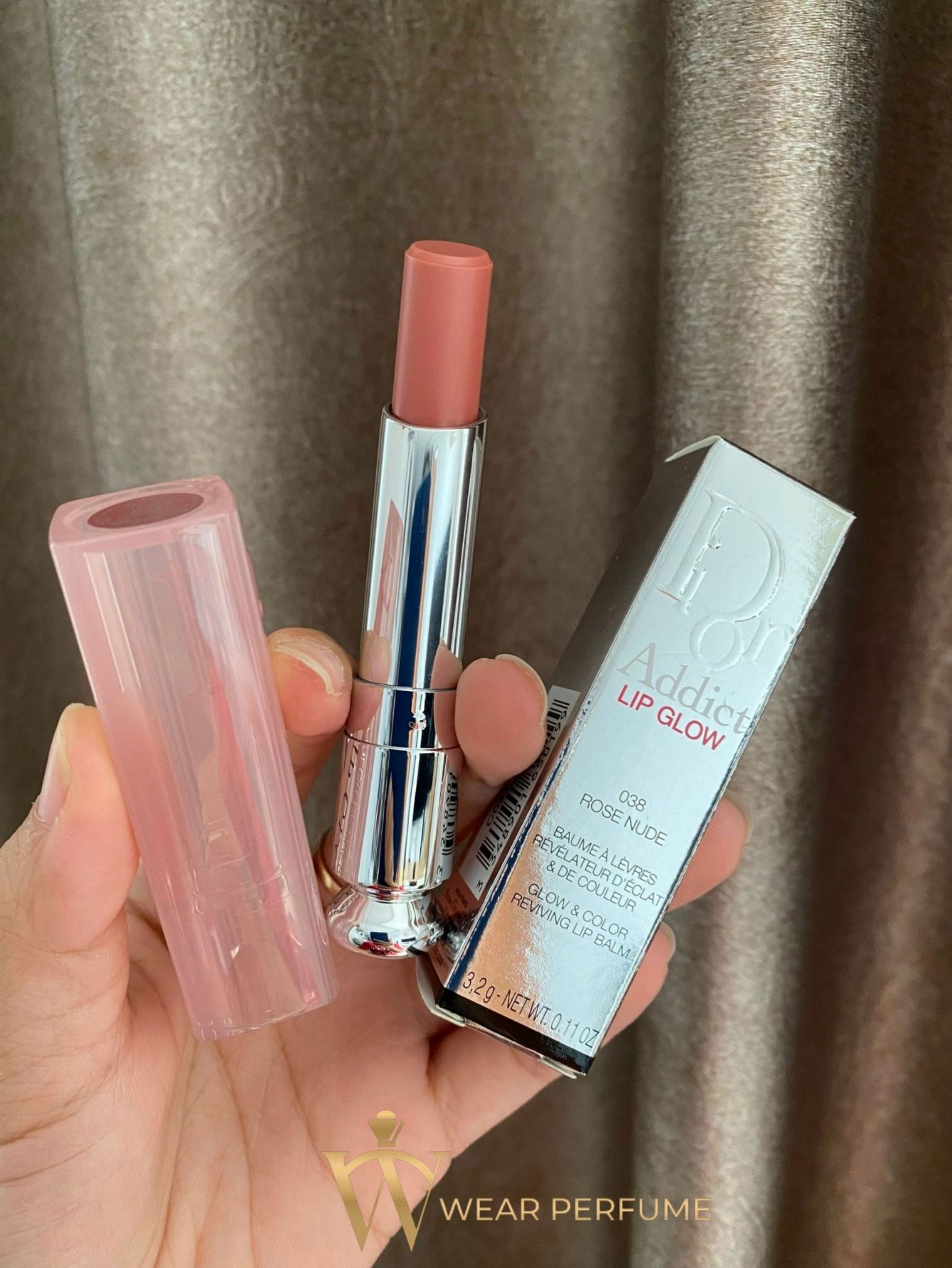  Son Dưỡng Dior Addict Lip Glow Màu 038 Rose Nude - Hồng Đất 