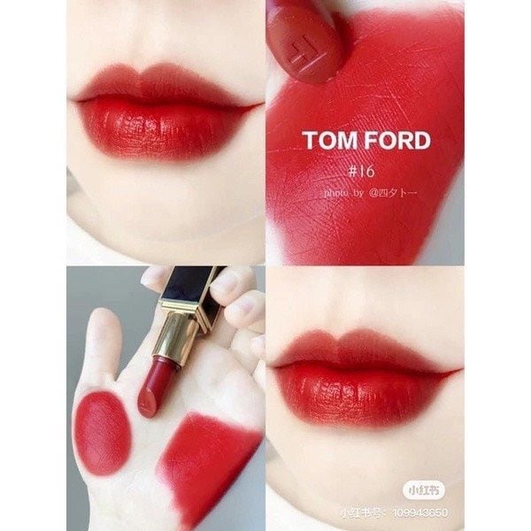  Son Tom Ford Matte 16 Scarlet Rouge Màu Đỏ Cổ Điển Minisize 