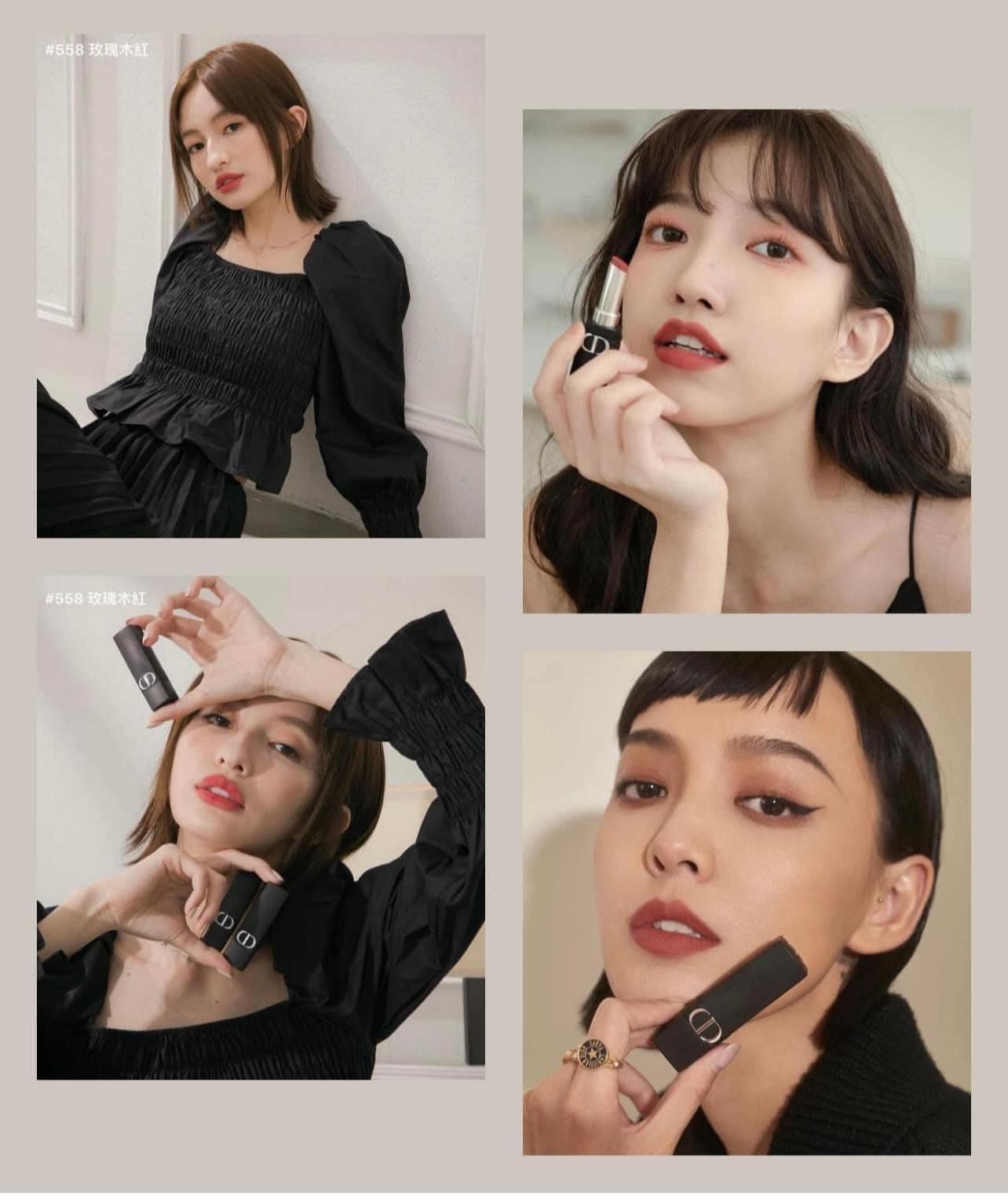  Son Dior Rouge Forever Transfer Proof Lipstick 558 Forever Grace (New) – Màu Hồng Đất 