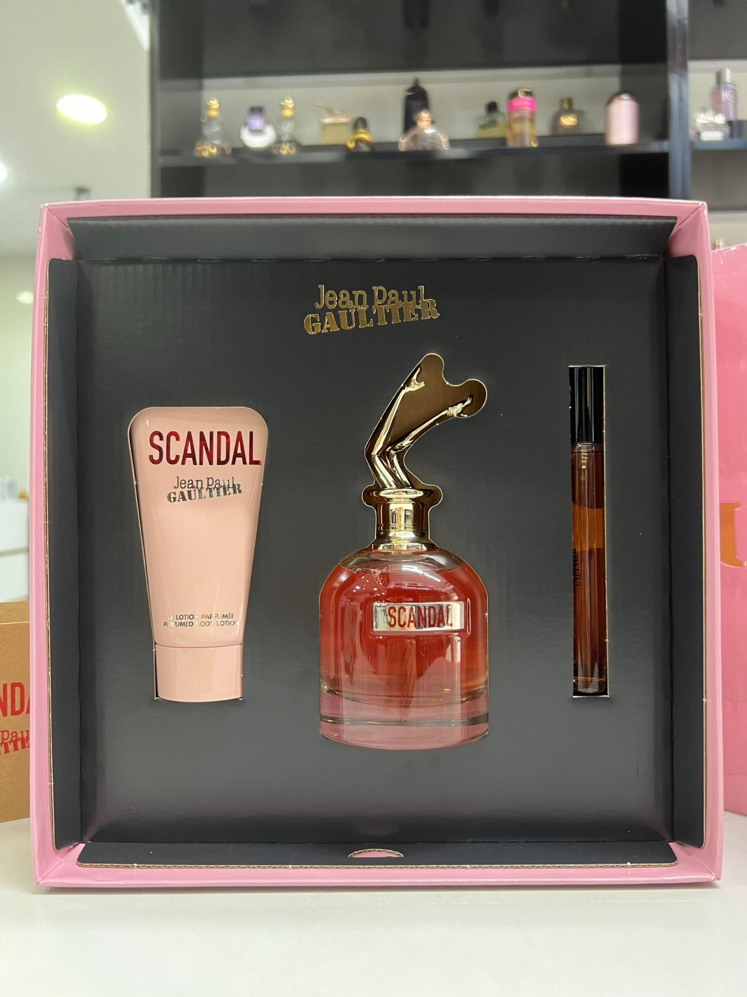  Gift Set Jean Paul Gaultier Scandal 3pcs ( EDP 80ml & Lotion Dưỡng Da 75ml & EDP 10ml ) 