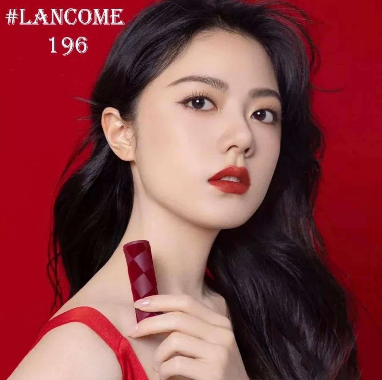  Son Lancome L'absolu Rouge 196 French Touch ( Phiên Bản Valentine ) - Đỏ Cam 