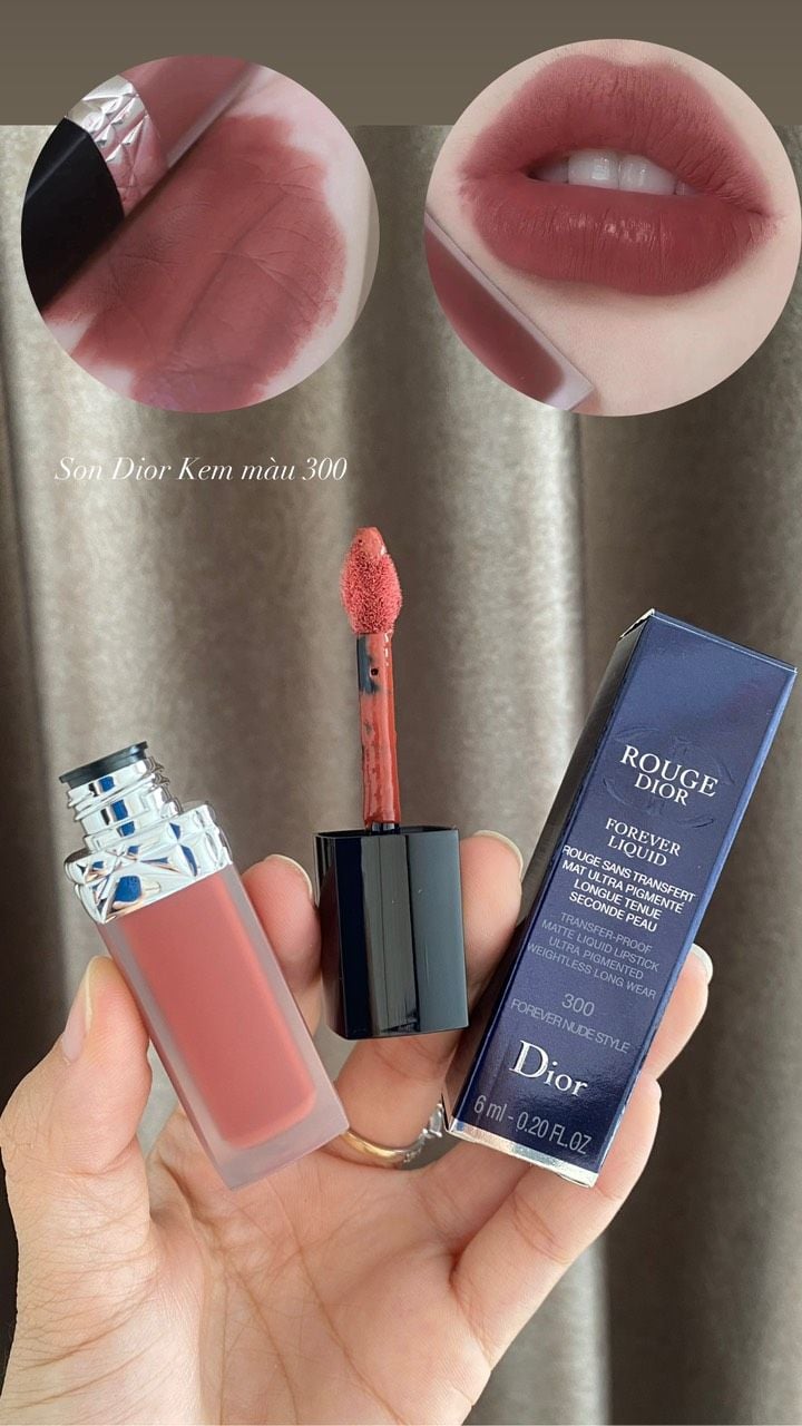  Son Kem Dior Rouge Dior Forever Liquid 300 Forever Nude Style -  Nâu Nude 