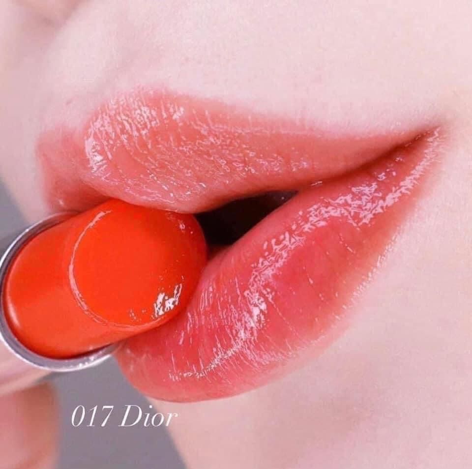  Son Dưỡng Dior Addict Lip Glow Màu 017 Ultra Coral - Cam San Hô 