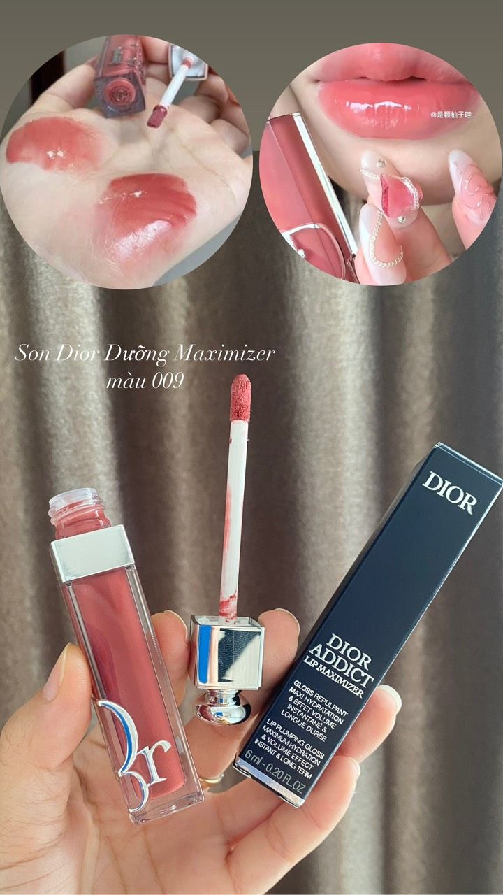  Son Dưỡng Dior Addict Lip Maximizer 009 Intense Rosewood - Màu Hồng Đất 